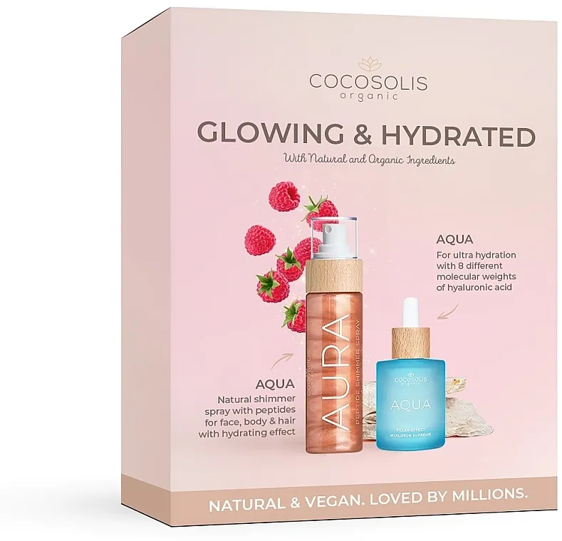 Cocosolis Glowing &amp; Hydrated Set (b/spray/100ml + f/serum/50ml)
