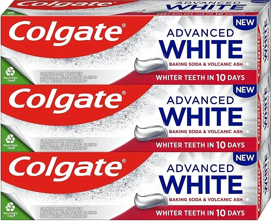Colgate Advanced White (toothpaste/3x75ml) Set