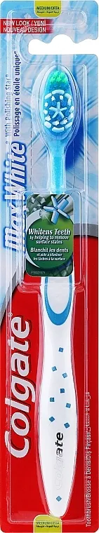 Colgate Max White Medium With Polishing Star Četkica za zube srednja "Max White"