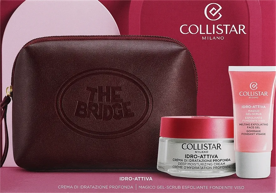 Collistar Cofanetto Idro-Attiva (cr/50ml + gel/5ml + pouch) Set