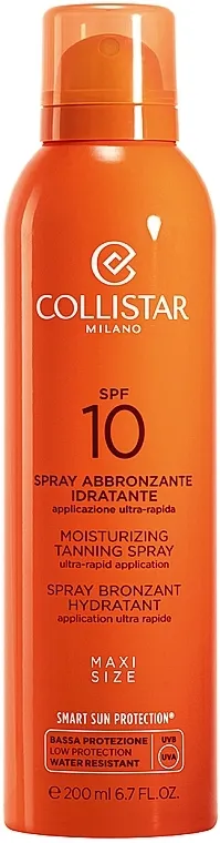 Collistar Moisturizing Tanning Spray SPF10 200ml Hidratantni sprej za sunčanje