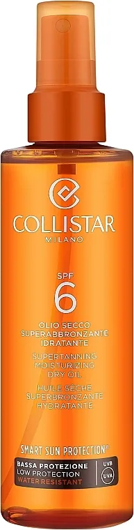 Collistar Supertanning Moisturizing Dry Oil SPF6 200ml Suho ulje za intenzivno tamnjenje