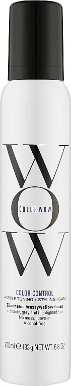 Color Wow Color Control Toning + Styling Foam Pjena za oblikovanje i toniranje plave kose