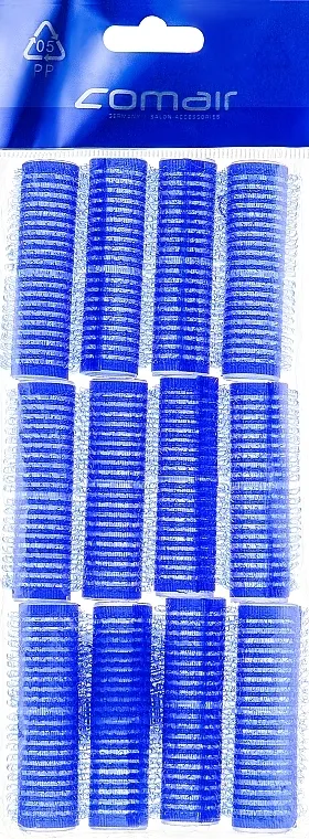 Comair Set čičak uvijača "Velcro plus", 12 komada, 15mm, plavi