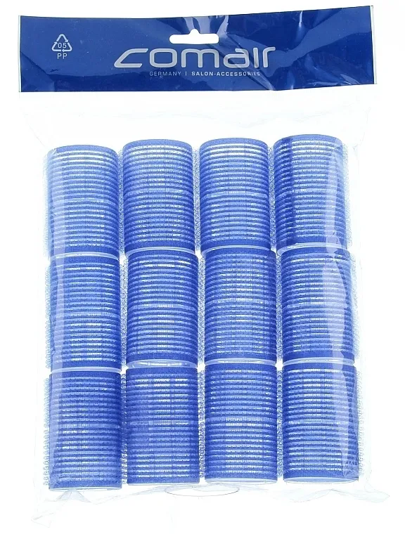 Comair Set čičak uvijača "Velcro plus", 12 komada, 40mm, plavi