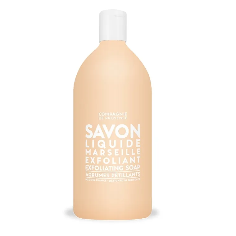 Compagnie De Provence Agrumes Petillants Exfoliating Liquid Marseille Soap Refill Tečni sapun-piling