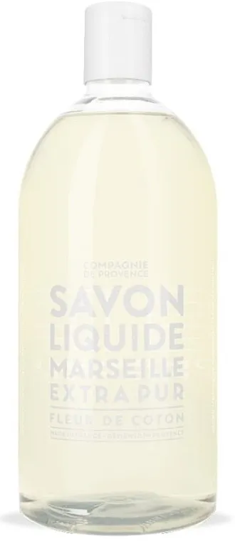 Compagnie De Provence Extra Pur Liquid Marseille Soap Cotton Flower Refill Tečni sapun