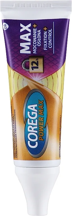Corega Power Max Fixation + Control Učvršćivanje krema za proteze