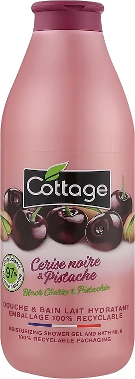 Cottage Cerise Noire &amp; Pistache Shower Milk Scent Bar 111