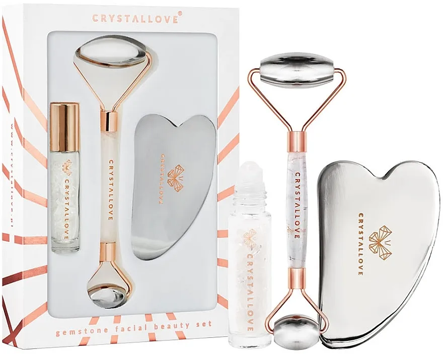 Crystallove Cryo Ice (bottle/10ml + gua sha/1pc + roller/1pc) Set