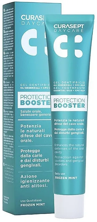 Curasept Daycare Protection Booster Gel Toothpaste Frozen Mint Pasta za zube