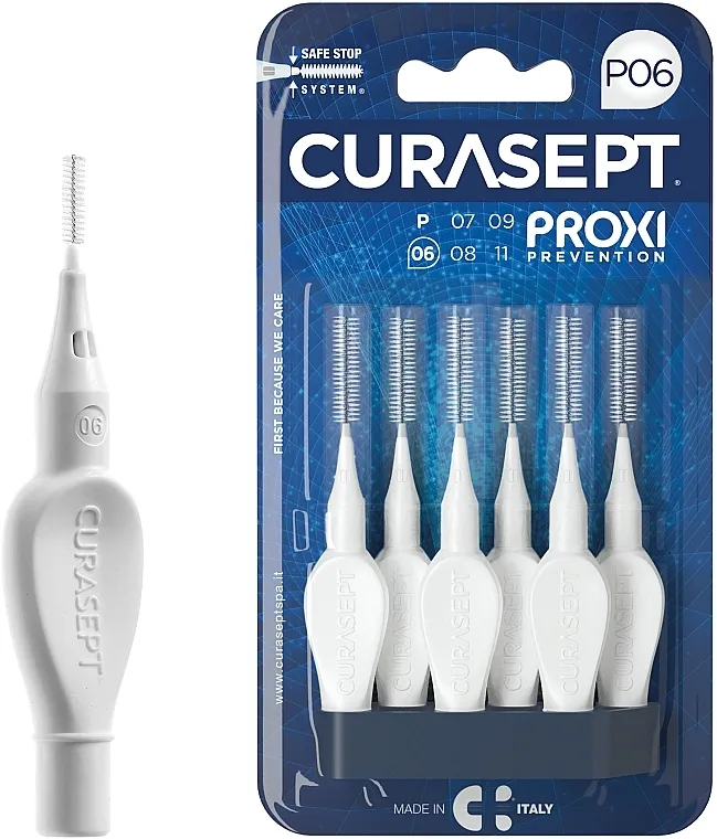 Curasept Proxi Prevention White Interdentalne četkice P06, 0.6 mm, bele