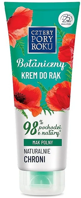 Cztery Pory Roku Botanical Protective Hand Cream Zaštitna krema za ruke "Makovo polje"