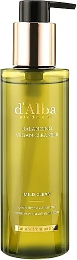 D'Alba Balancing Vegan Cleanser Mild Clean Blagi balansirajući gel za umivanje lica