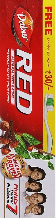 Dabur Red (toothbrush/1pc + toothpaste/200g) Set