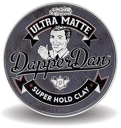 Dapper Dan Ultra Matte Super Hold Clay Mat glina za oblikovanje kose