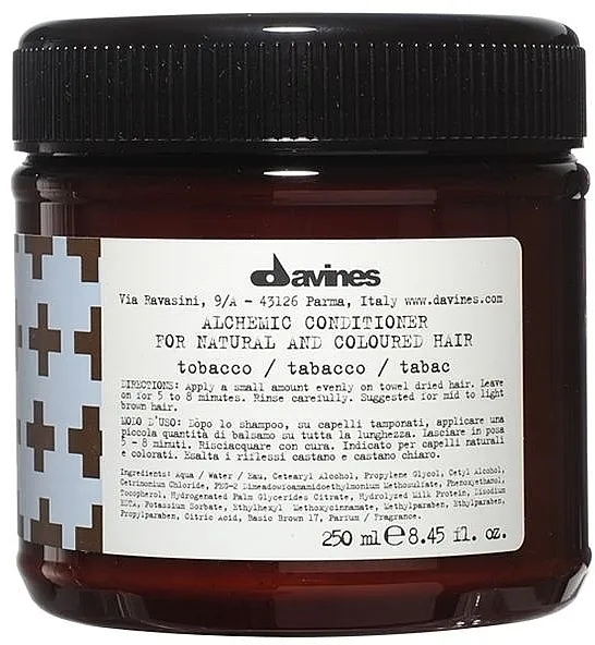 Davines Alchemic Conditioner Regenerator za prirodnu i farbanu kosu (duvan)