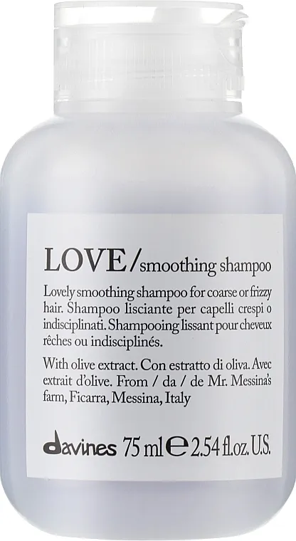 Davines Love Lovely Smoothing Shampoo Šampon za zaglađivanje kovrča