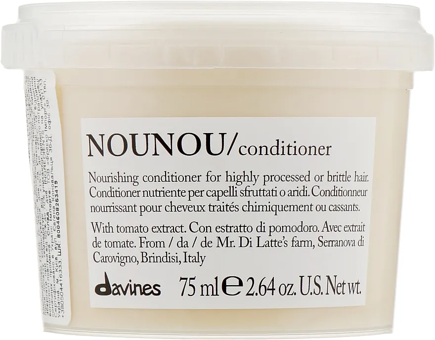 Davines Nourishing Nounou Conditioner Hranjivi regenerator za zgušnjavanje lomljive i oštećene kose