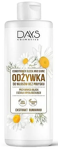 Days Cosmetics Conditioner Sleek And Shine Regenerator za kosu bez sjaja sa ekstraktom kamilice