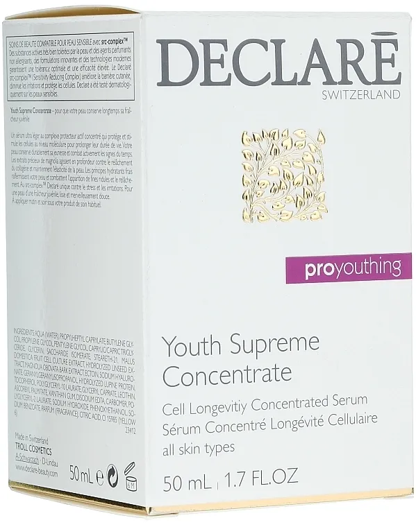 Declare Pro Youthing Youth Supreme Concentrate Koncentrat mladosti