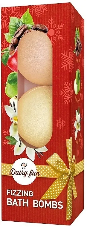 Delia Dairy Fun Caramel Vanilla Bombs Pjenušave kuglice za kupanje