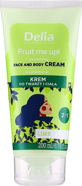 Delia Fruit Me Up! Face &amp; Body Cream 2in1 Lime Scented Krema za lice i tijelo s mirisom limete