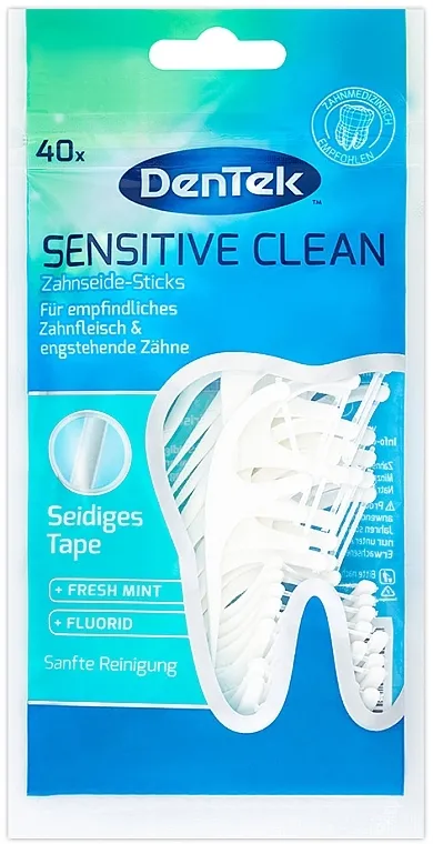 DenTek Sensitive Clean Čačkalice sa zubnim koncem, 40 kom.