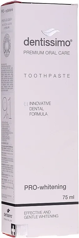 Dentissimo Pro-Whitening Tothpaste Pasta za izbjeljivanje zuba