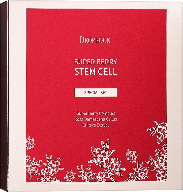 Deoproce Super Berry Stem Cell Special Set (f/lot/130ml + f/ess/130ml + f/cr/50ml + eyecr/10mlx2)