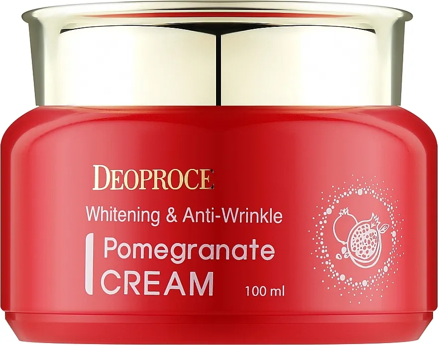 Deoproce Whitening &amp; Anti-Wrinkle Pomegranate Cream Protiv starenja krema za lice sa ekstraktom nara