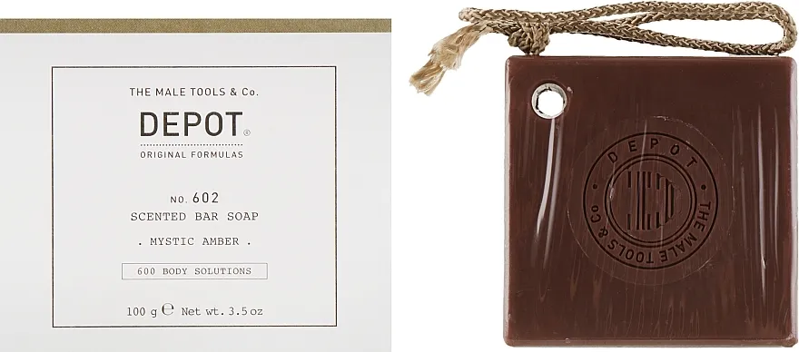 Depot Body Solutions br. 602 Scented Bar Soap Mystic Amber Sapun za telo "Mystic Amber"
