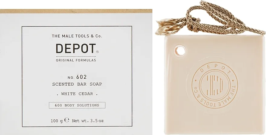 Depot Body Solutions br. 602 Scented Bar Soap White Cedar Sapun za telo "White Cedar"