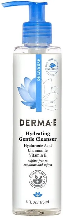 Derma E Hydrating Gentle Cleanser Hidratantno sredstvo za umivanje sa hijaluronskom kiselinom