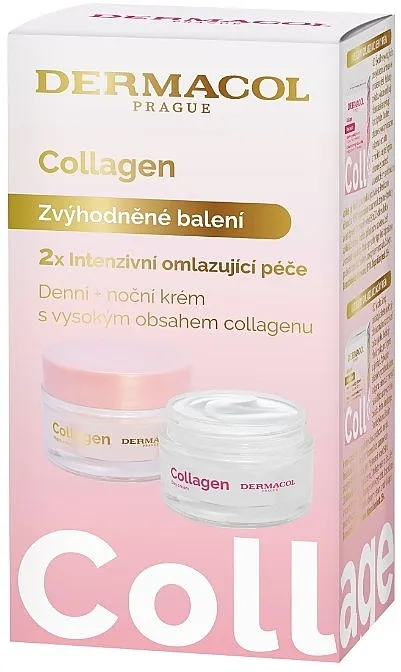 Dermacol Collagen Duopack (d/f/cr/50ml + n/f/cr/50ml) Set