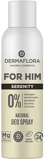 Dermaflora 0% For Him Serenity Deo Spray Dezodorans