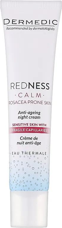 Dermedic Redness Angio Anti-Ageing Night Cream Noćna krema protiv bora