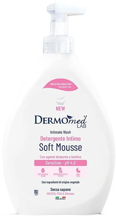 Dermomed Soft Mousse Sensitive Intimate Wash Pena za intimnu higijenu