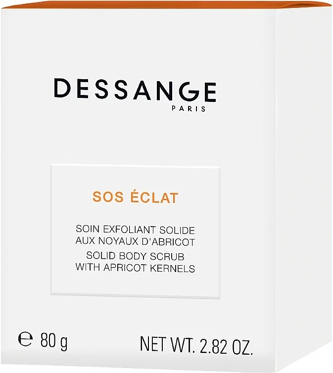 Dessange Sos Eclat Solid Body Scrub With Apricot Kernel Piling u kocki za telo sa košticama kajsije