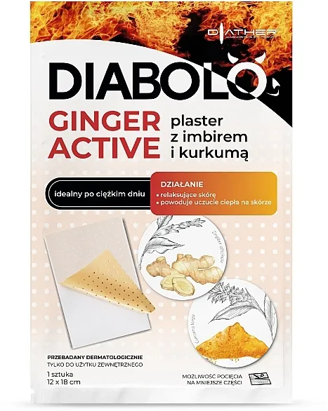 Diather Diagnostics &amp; Therapy Diabolo Ginger Active Flaster sa đumbirom i kurkumom