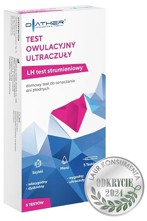 Diather Diagnostics &amp; Therapy Ultrasenzitivni test za ovulaciju, 5 kom.