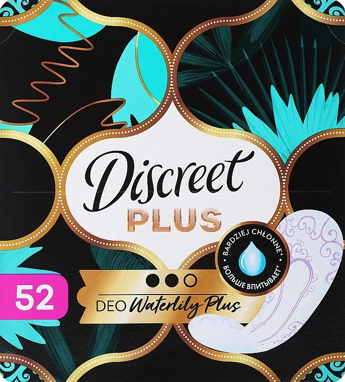 Discreet Zone Plus Ulošci za svaki dan Deo Water Lily Plus, 52 kom