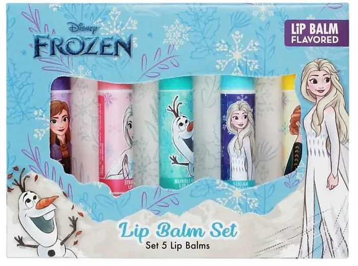 Disney Frozen Flavoured Lip Balm Set Set, 5 proizvoda