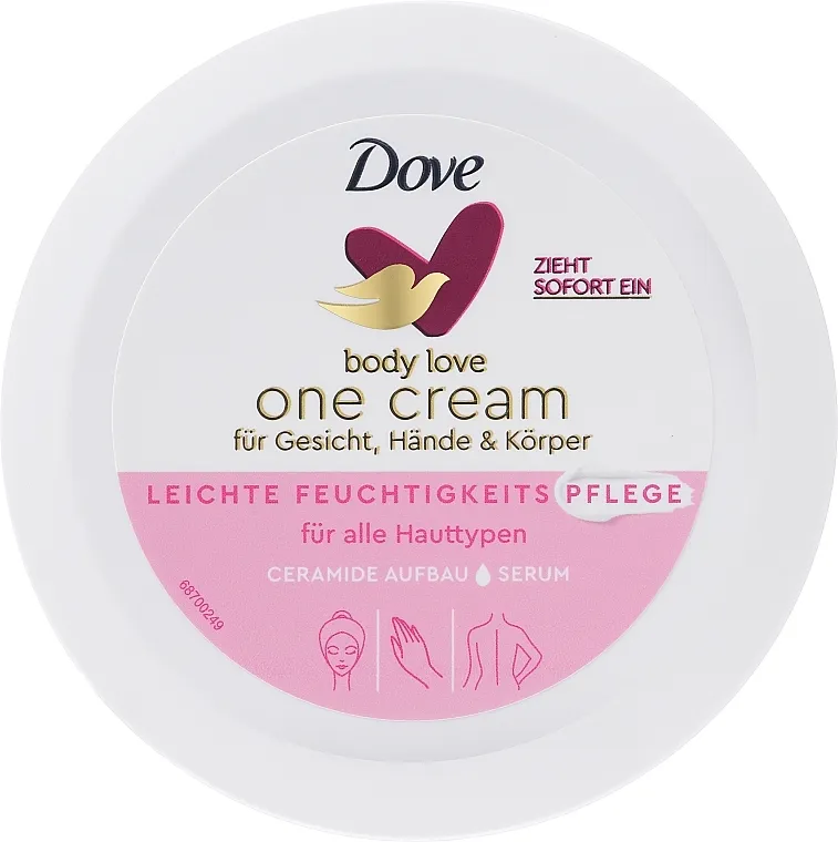 Dove Body Love One Cream Light Hydration Krema za lice, ruke i tijelo