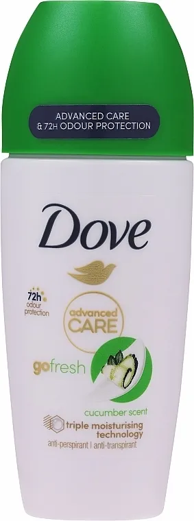 Dove Go Fresh Cucumber &amp; Green Tea Deodorant 72H Roll-on dezodorans
