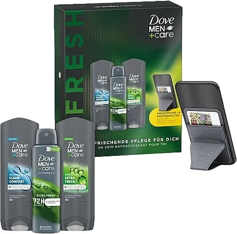 Dove Men+Care Refresh Set (sh/gel/250ml + sh/gel/250ml + deo/spr/150ml + acces)