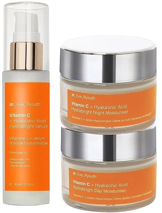 Dr. Eve_Ryouth Vitamin C + Hyaluronic Acid (d/cr/50ml+n/cr/50ml+ser/60ml) Set