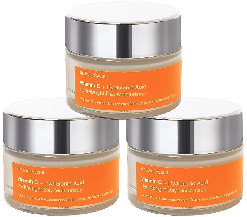 Dr. Eve_Ryouth Vitamin C + Hyaluronic Acid Hydrabright Dnevna hirdrirajuća krema Set "Dnevna hidratantna krema za lice"