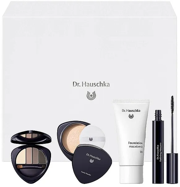 Dr. Hauschka Every Day Beauty (palette/5.3g+powder/12g+mascara/6ml+foundation/30ml) Set