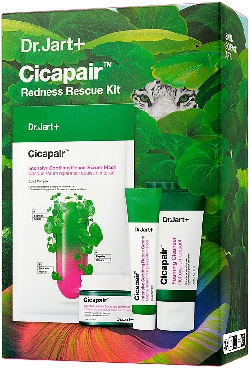 Dr. Jart+ Cicapair Redness Rescue Kit Set, 4 proizvoda